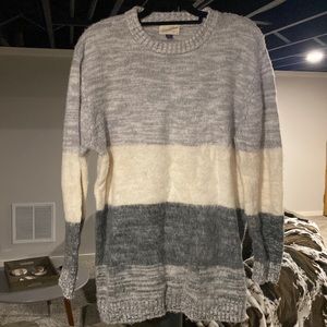 Womens striped sweater size medium